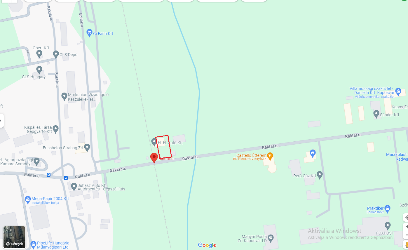 Kiadó Telek - Kaposvár Raktár utca - 220 Ft/m2/hó-kép(15793)
